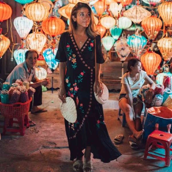 boho embroidered v-neck flare sleeve summer bikini wrap dress black cotton tunic women beach wear swim suit cover up a191 210420, White;black
boho embroidered v-neck flare sleeve summer bikini wrap dress black cotton tunic women beach wear swim suit cover up a191 210420, White;black