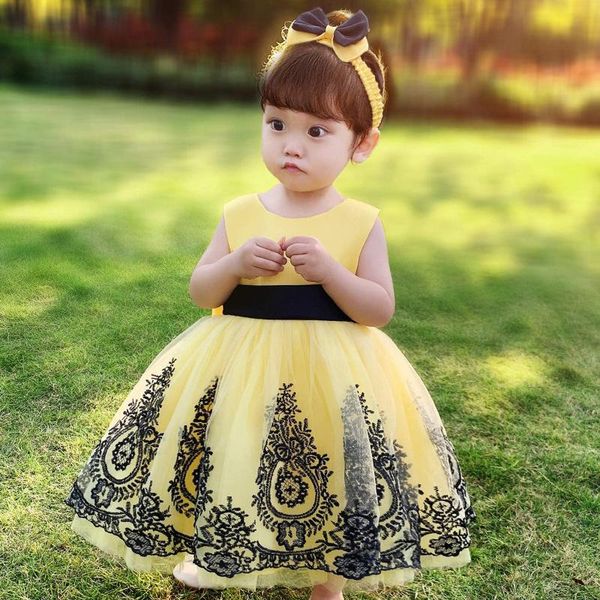 girl's dresses baby girl pageant lace dress toddler party bowknot tutu gown with headwear christening for 0-3 years ropa, Red;yellow
girl's dresses baby girl pageant lace dress toddler party bowknot tutu gown with headwear christening for 0-3 years ropa, Red;yellow