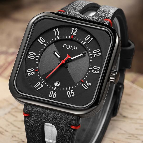 wristwatches fashion square quartz watch men creative two-color splicing dial brown black leather strap male bracelet relogio masculine, Slivery;brown
wristwatches fashion square quartz watch men creative two-color splicing dial brown black leather strap male bracelet relogio masculine, Slivery;brown