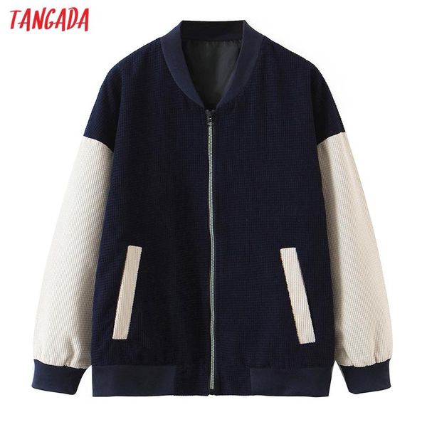 women's jackets tangada autumn jacket patchwork long sleeves zipper pocket 2021 ladies elegant coat 3z20, Black;brown
women's jackets tangada autumn jacket patchwork long sleeves zipper pocket 2021 ladies elegant coat 3z20, Black;brown