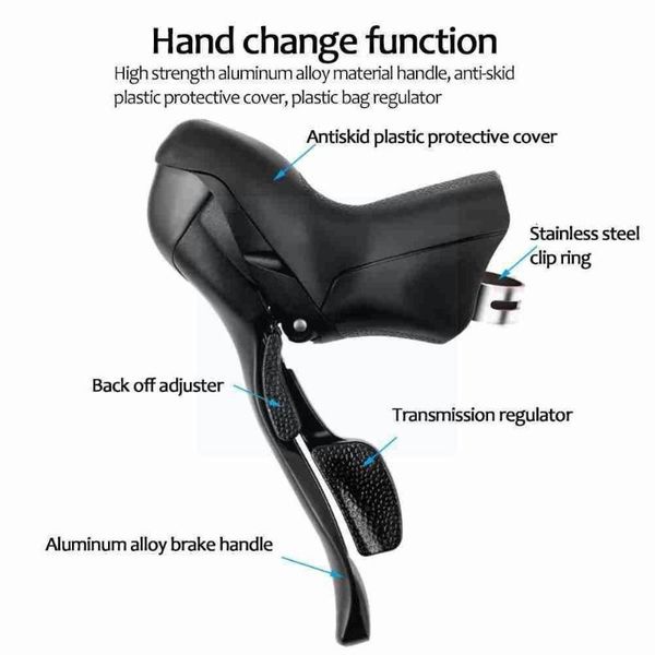 bike derailleurs road shifter brake lever set 2x7 2x8 2x10 2x11 with shift wires speed cable bicycle transmission dual-control j0x5
bike derailleurs road shifter brake lever set 2x7 2x8 2x10 2x11 with shift wires speed cable bicycle transmission dual-control j0x5