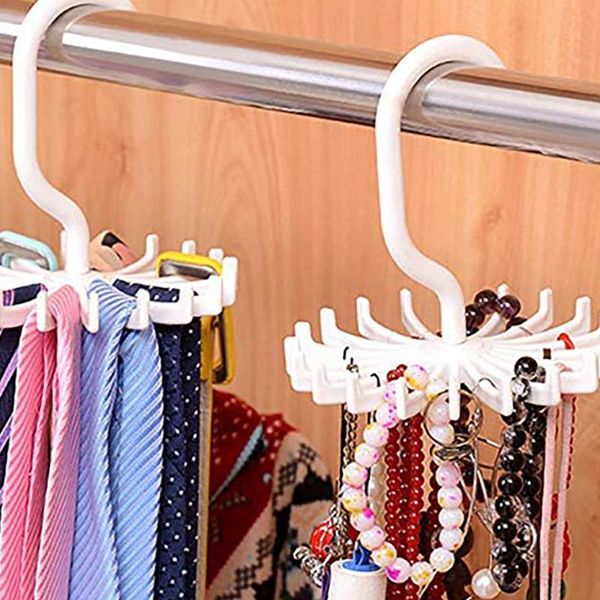 hangers & racks 4pcs plastic tie rack space saver 360 degree rotating belt scarf hanger holder hook for closet organizer storage
hangers & racks 4pcs plastic tie rack space saver 360 degree rotating belt scarf hanger holder hook for closet organizer storage