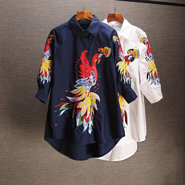 women's blouses & shirts plus size shirt women loose-fit long-sleeve lapel white embroidered chinese-style blouse female mom
women's blouses & shirts plus size shirt women loose-fit long-sleeve lapel white embroidered chinese-style blouse female mom