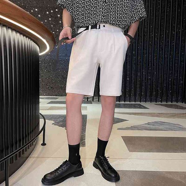 men's shorts summer belt suit slim fashion solid color formal dress men korean business society mens casual 28-36 t5k2, White;black
men's shorts summer belt suit slim fashion solid color formal dress men korean business society mens casual 28-36 t5k2, White;black