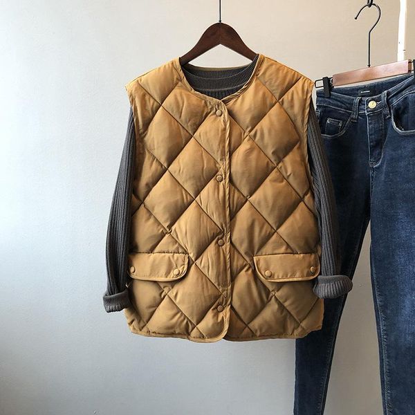 women's vests soft cotton covered button vest women autumn winter loose jacket waistcoat diamond lattice 3086, Black;white
women's vests soft cotton covered button vest women autumn winter loose jacket waistcoat diamond lattice 3086, Black;white