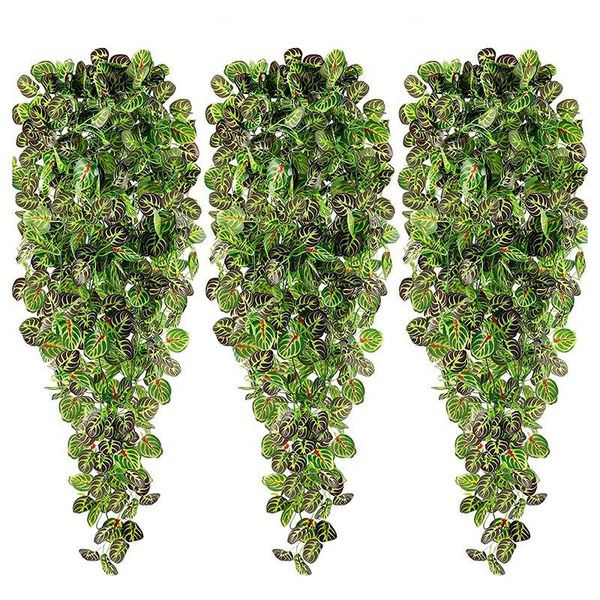 tapestries 3 pack artificial hanging plants fake ivy leaves for wedding indoor outdoor decoration
tapestries 3 pack artificial hanging plants fake ivy leaves for wedding indoor outdoor decoration