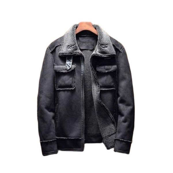 men's jackets m-5xl men suede leather jacket turn-down collar coat winter warm outwear pockets black plus size clothing, Black;brown
men's jackets m-5xl men suede leather jacket turn-down collar coat winter warm outwear pockets black plus size clothing, Black;brown