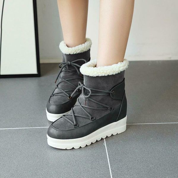 boots womens fur lined round toe platform ankle casual non slip shoes bootie, Black
boots womens fur lined round toe platform ankle casual non slip shoes bootie, Black