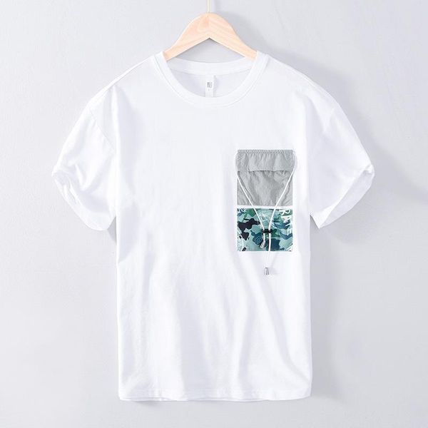 men's t-shirts fashion design short sleev o-neck tshirt 2021 casual cotton white black color pocket
men's t-shirts fashion design short sleev o-neck tshirt 2021 casual cotton white black color pocket