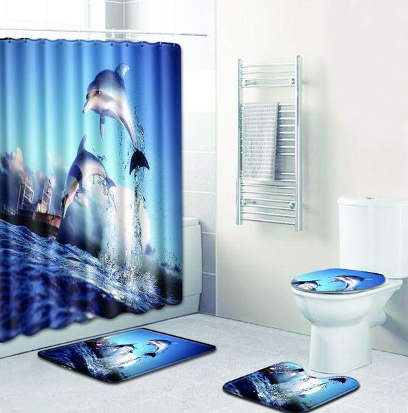 shower curtains dolphin curtain floor mat combination four-piece set toilet carpet room foot
shower curtains dolphin curtain floor mat combination four-piece set toilet carpet room foot