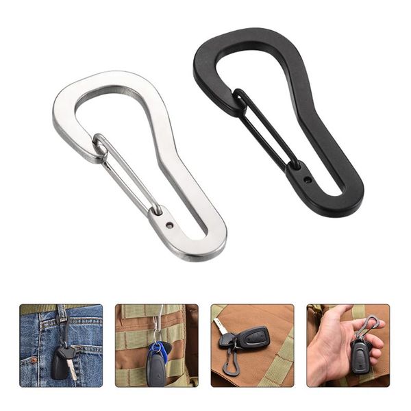 6pcs stainless steel buckles climbing button carabiners hanging hook carabiner outdoor sports safety buckle keychain cords, slings and webbi
6pcs stainless steel buckles climbing button carabiners hanging hook carabiner outdoor sports safety buckle keychain cords, slings and webbi