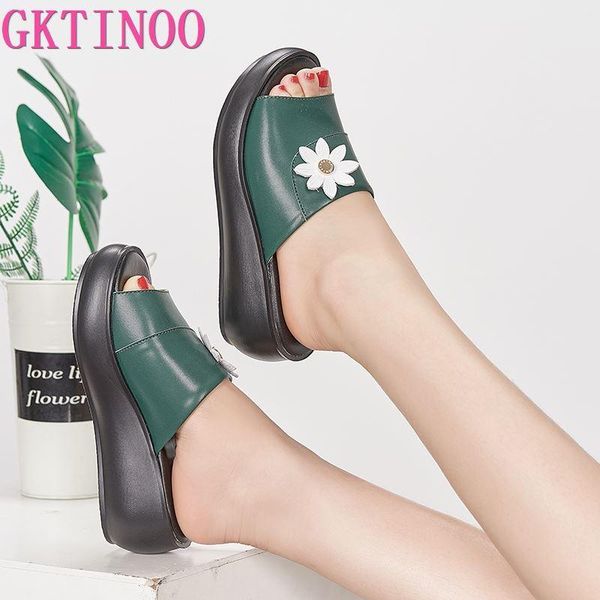 slippers gktinoo women slipper's 2021 ladies summer shoes wedges heels fashion genuine leather platform, Black
slippers gktinoo women slipper's 2021 ladies summer shoes wedges heels fashion genuine leather platform, Black
