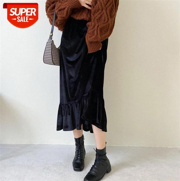 zhi chenxi black gold velvet a-line skirt women retro high-waisted light mature temperament mermaid 1885 #xd0e, Black;gray
zhi chenxi black gold velvet a-line skirt women retro high-waisted light mature temperament mermaid 1885 #xd0e, Black;gray