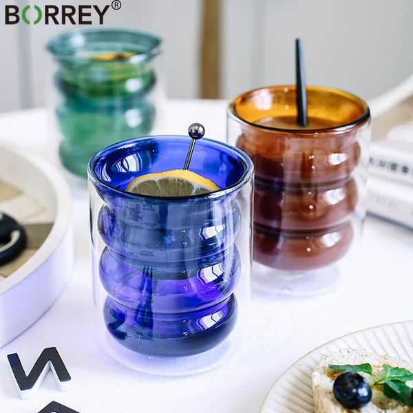250ml double wall glass coffee cup mug spiral 3d heat-resistant tea milk unique office drinking wine glasses
250ml double wall glass coffee cup mug spiral 3d heat-resistant tea milk unique office drinking wine glasses