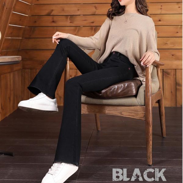 #7837 women full length high waist jeans micro flared pants fit show thin skinny femme vintage washed casual women's, Blue
#7837 women full length high waist jeans micro flared pants fit show thin skinny femme vintage washed casual women's, Blue