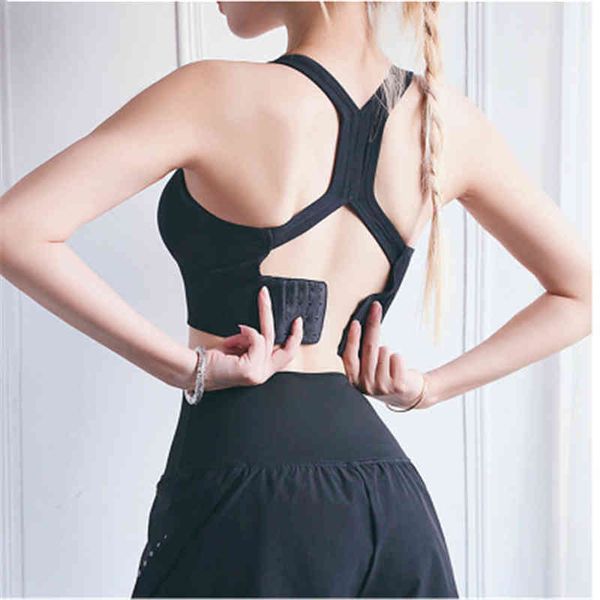 sports anti-sagging short female back buckle fitness skinny shockproof bra tshirt women gather yoga vest t-shirt fashion, White
sports anti-sagging short female back buckle fitness skinny shockproof bra tshirt women gather yoga vest t-shirt fashion, White
