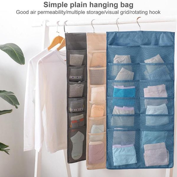 storage bags portable foldable underwear wall door hanging bag dual-sided closet sock shoe organizer sundries
storage bags portable foldable underwear wall door hanging bag dual-sided closet sock shoe organizer sundries