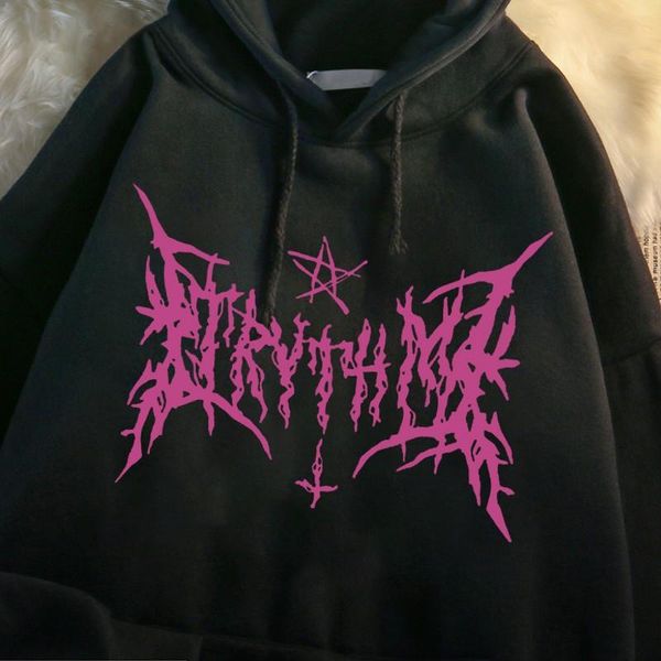 women's hoodies & sweatshirts autumn plus velvet streetwear gothic letter y2k hooded sweatshirt casual loose hip-hop women pullovers pu, Black
women's hoodies & sweatshirts autumn plus velvet streetwear gothic letter y2k hooded sweatshirt casual loose hip-hop women pullovers pu, Black