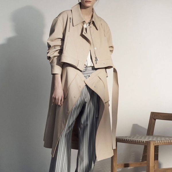 women's trench coats women reversible coat multifunctional detachble spring autumn high street windbreaker duster uh3e, Tan;black
women's trench coats women reversible coat multifunctional detachble spring autumn high street windbreaker duster uh3e, Tan;black