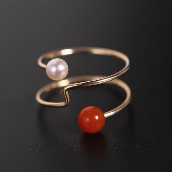 cluster rings daimi persimmon red south agate ring female natural 14k gold injection freshwater pearl tail, Golden;silver
cluster rings daimi persimmon red south agate ring female natural 14k gold injection freshwater pearl tail, Golden;silver
