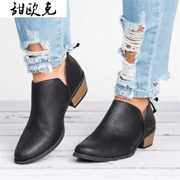 boots 2021 autumn women fashion low heel booties leather ankle zipper warm short plush zapatos de mujer, Black
boots 2021 autumn women fashion low heel booties leather ankle zipper warm short plush zapatos de mujer, Black