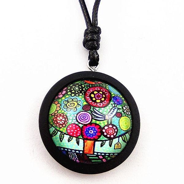 pendant necklaces 1pc designs wood necklace with tree of life 25mm glass cabochon black wooden adjustable for women, Silver
pendant necklaces 1pc designs wood necklace with tree of life 25mm glass cabochon black wooden adjustable for women, Silver