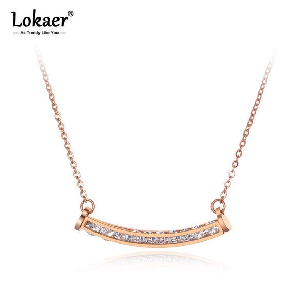 pendant necklaces lokaer sparkling original design stainless steel lovely charm jewelry crystal chain necklace for women n20029, Silver
pendant necklaces lokaer sparkling original design stainless steel lovely charm jewelry crystal chain necklace for women n20029, Silver