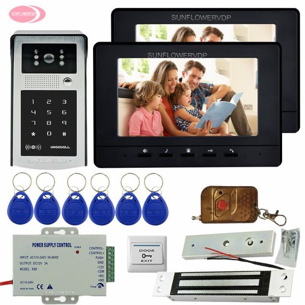 video call with a monitor for the door 7" color doorbell home intercoms ir camera rfid/password unlock+magnetic lock phones
video call with a monitor for the door 7" color doorbell home intercoms ir camera rfid/password unlock+magnetic lock phones