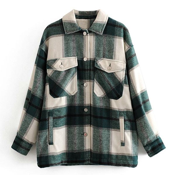 women's wool & blends women plaid coat autumn winter long fleece jacket casual warm overcoat fashion coats spring clothes, Black
women's wool & blends women plaid coat autumn winter long fleece jacket casual warm overcoat fashion coats spring clothes, Black
