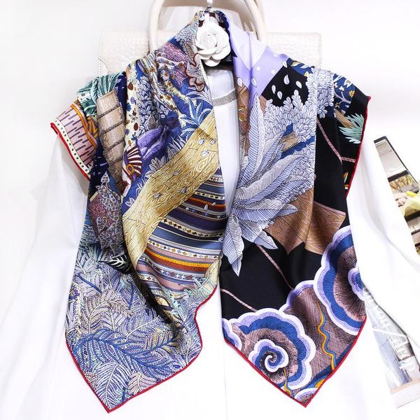 scarves fj119 dream sun silk twill women's scarf fashion square girl multi match shawl pashmina neck wear accessory 90x90cm, Blue;gray
scarves fj119 dream sun silk twill women's scarf fashion square girl multi match shawl pashmina neck wear accessory 90x90cm, Blue;gray