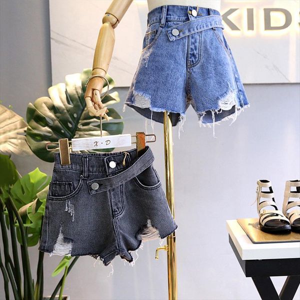 summer girls jeans baby denim shorts kids children streetwear toddler bottoms ripped cross button 3 to 7 yrs, Black
summer girls jeans baby denim shorts kids children streetwear toddler bottoms ripped cross button 3 to 7 yrs, Black