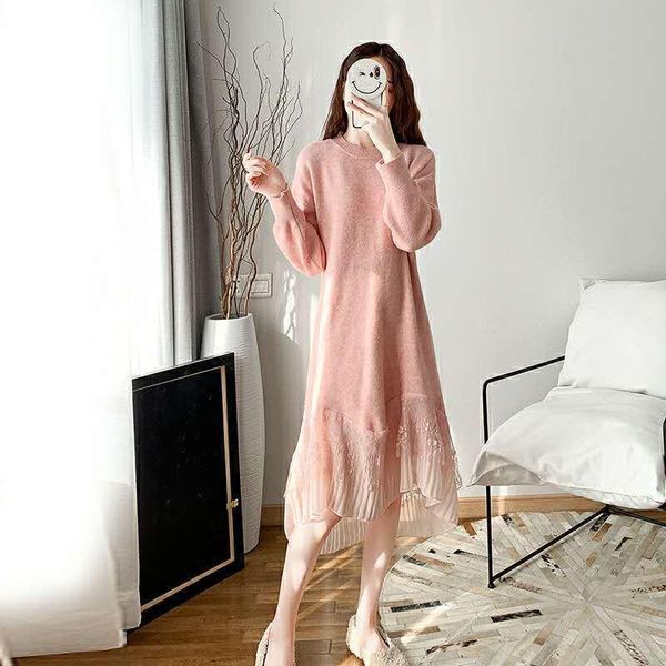 autumn and winter women knit dress vintage long sleeve o neck sweater solid sweet mesh lace patchwork w289 women's sweaters, White;black
autumn and winter women knit dress vintage long sleeve o neck sweater solid sweet mesh lace patchwork w289 women's sweaters, White;black