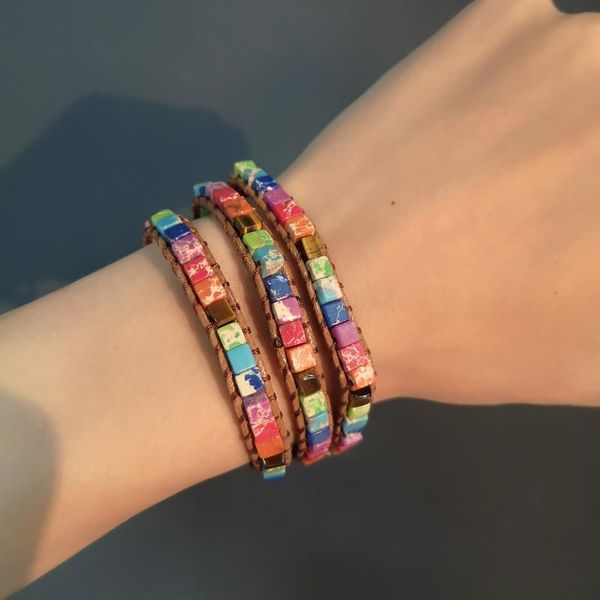 charm bracelets rinhoo 1pc handmade colorful seven chakra natural stone adjustable wrap rope chain bracelet & bangle for women's fashio, Golden;silver
charm bracelets rinhoo 1pc handmade colorful seven chakra natural stone adjustable wrap rope chain bracelet & bangle for women's fashio, Golden;silver