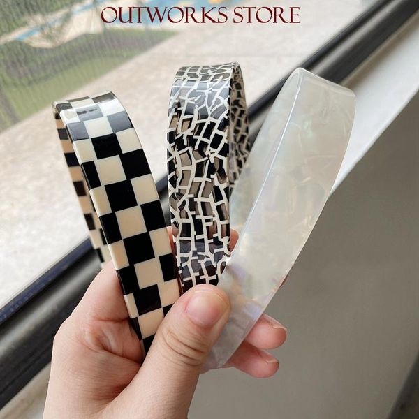 hair clips & barrettes headband black white acetate checkerboard with teeth high-end fashion temperament headdress for women girls accessori, Golden;silver
hair clips & barrettes headband black white acetate checkerboard with teeth high-end fashion temperament headdress for women girls accessori, Golden;silver