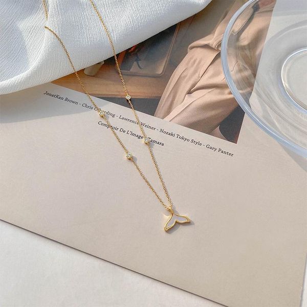 pendant necklaces 2021 exquisite shell fishtail short necklace for woman girls luxury clavicle chain korean fashion gothic jewelry, Silver
pendant necklaces 2021 exquisite shell fishtail short necklace for woman girls luxury clavicle chain korean fashion gothic jewelry, Silver