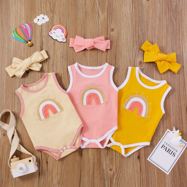 0-12m summer born infant baby girl rainbow rompers cute sleeveless jumpsuit playsuit overalls costumes 210515, Blue
0-12m summer born infant baby girl rainbow rompers cute sleeveless jumpsuit playsuit overalls costumes 210515, Blue