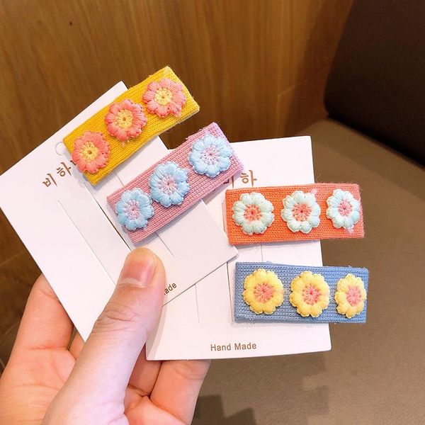children's flower hairpin little girl's side hairclip ethnic style headwear cloth hair accessories bb clips for girls, Slivery;white
children's flower hairpin little girl's side hairclip ethnic style headwear cloth hair accessories bb clips for girls, Slivery;white
