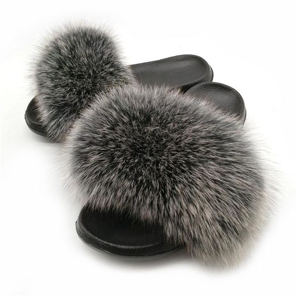 slippers party shoes women fur real hair slides home furry flip flops beach sandals plush, Black
slippers party shoes women fur real hair slides home furry flip flops beach sandals plush, Black