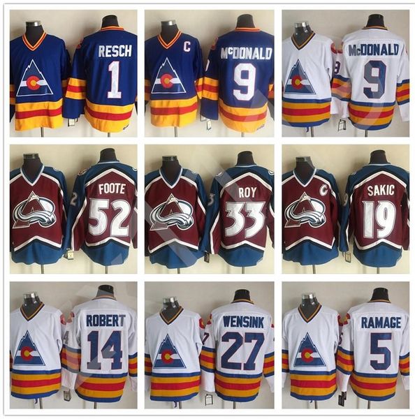 men colorado avalanche 19 joe sakic 21 peter forsberg 33 patrick roy 52 adam foote 27 john wensink 9 lanny mcdonald hockey jerseys, Black;red
men colorado avalanche 19 joe sakic 21 peter forsberg 33 patrick roy 52 adam foote 27 john wensink 9 lanny mcdonald hockey jerseys, Black;red