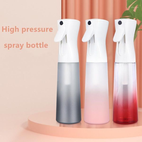 storage bottles & jars refillable spray bottle 300ml high pressure atomizer gradient color fine mist portable for travel can y0616
storage bottles & jars refillable spray bottle 300ml high pressure atomizer gradient color fine mist portable for travel can y0616
