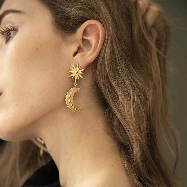 dangle & chandelier fashion lovely stars drop earrings for women vintage cute golden moon tassel charm bohemian jewelry gift, Silver
dangle & chandelier fashion lovely stars drop earrings for women vintage cute golden moon tassel charm bohemian jewelry gift, Silver