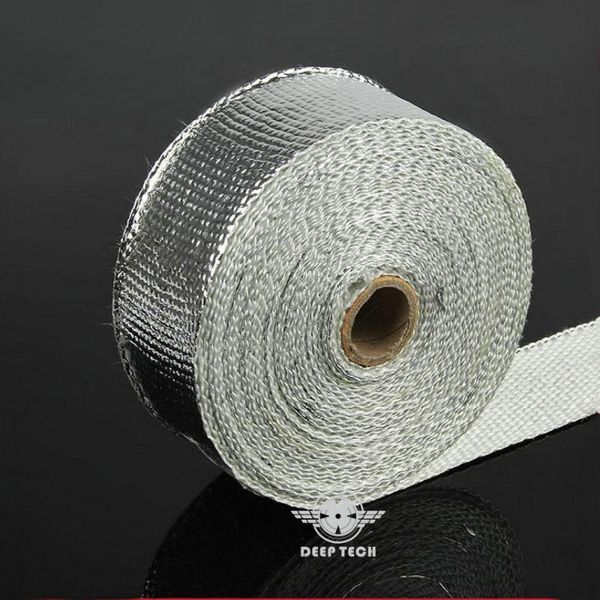motorcycle exhaust system aluminum foil fiberglass wrap motor muffler pipe heat 2"x15m
motorcycle exhaust system aluminum foil fiberglass wrap motor muffler pipe heat 2"x15m