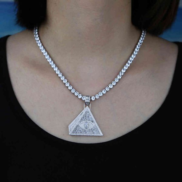 wholesale women 5mm cz tennis chain triangle pyramid iced out masonic illuminati eye pendants necklaces for women jewelry x0509, Black
wholesale women 5mm cz tennis chain triangle pyramid iced out masonic illuminati eye pendants necklaces for women jewelry x0509, Black