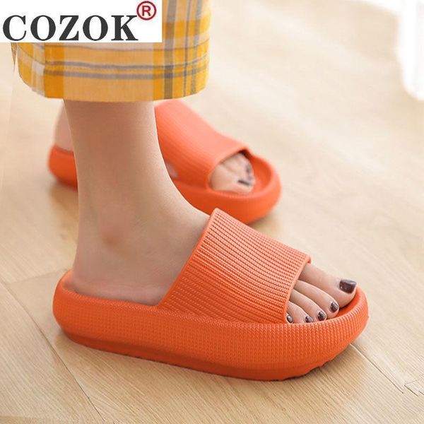 thick platform slippers women indoor bathroom slipper soft eva anti-slip lovers home floor slides ladies summer shoes sh426, Black
thick platform slippers women indoor bathroom slipper soft eva anti-slip lovers home floor slides ladies summer shoes sh426, Black