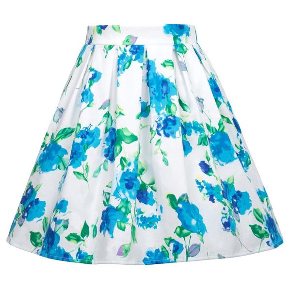 skirts fashion kids girls flower pattern elastic waist pleated cotton a-line skirt, Blue
skirts fashion kids girls flower pattern elastic waist pleated cotton a-line skirt, Blue