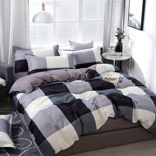 bedding sets 3/4pcs set print duvet cover geometry stripe lattice double king pillowcase simple quilt linens bedclothes
bedding sets 3/4pcs set print duvet cover geometry stripe lattice double king pillowcase simple quilt linens bedclothes