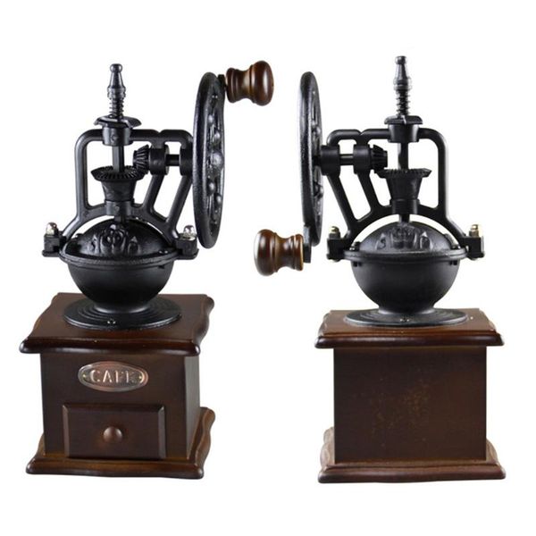 manual coffee grinders retro grinder wooden bean grinding ferris wheel handmade crank maker home kitchen tools
manual coffee grinders retro grinder wooden bean grinding ferris wheel handmade crank maker home kitchen tools