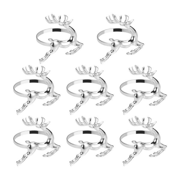 napkin rings amosfun 8 pcs elk deer table decorative ornament for christmas wedding parties everyday use (silver)
napkin rings amosfun 8 pcs elk deer table decorative ornament for christmas wedding parties everyday use (silver)