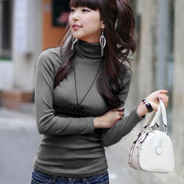 women's t-shirt autumn women turtleneck milk silk pullovers black shirt long sleeve basic bottoming red tee, White
women's t-shirt autumn women turtleneck milk silk pullovers black shirt long sleeve basic bottoming red tee, White