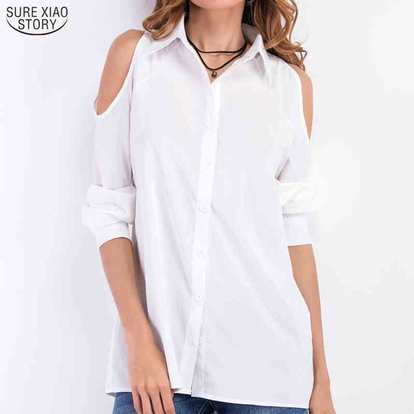 autumn off-shoulder white casual long sleeve shirt women office lady women's blouses blusas10303 210415
autumn off-shoulder white casual long sleeve shirt women office lady women's blouses blusas10303 210415